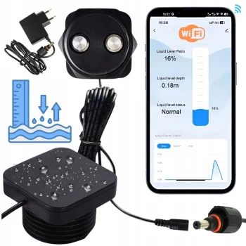 Czujnik Napełnienia Szamba Poziomu Cieczy Wody Zbiornika WiFi TUYA IP65