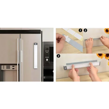 Bezprzewodowa Lampka LED do Szafki Szafy Z czujnikiem Ruchu Zmierzchu 32cm