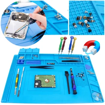 Mata Serwisowa Do Lutowania Naprawy Elektroniki Telefonów Silikonowa Magnes