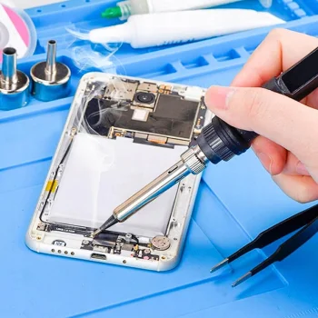 Mata Serwisowa Do Lutowania Naprawy Elektroniki Telefonów Silikonowa Magnes