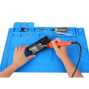 Mata Serwisowa Do Lutowania Naprawy Elektroniki Telefonów Silikonowa Magnes