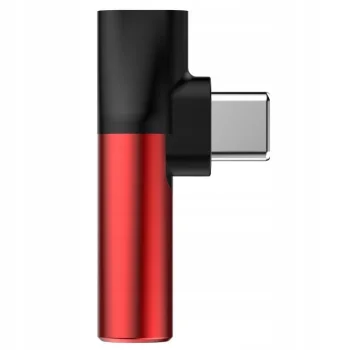 Adapter Przejściówka USB-C do MiniJack do słuchawek z ładowaniem Baseus
