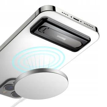 Samoprzylepna składana podstawka statyw do telefonu czarna Baseus