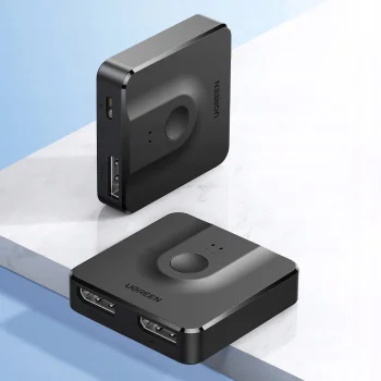 Adapter Przełącznik Spliter dla DisplayPort 4K 1080p 2 wejścia 1 Wyjście