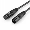 Kabel Audio XLR - XLR Do Mikrofonu Męski - Żeński Przedłużacz 2m Ugreen
