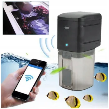 Automatyczny Podajnik Dozownik Pokarmu dla Ryb WiFi do Akwarium TUYA Smart