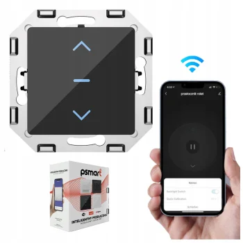 PSMART Przełącznik sterownik Rolet ZIGBEE Czarny do żaluzji markiz - TUYA