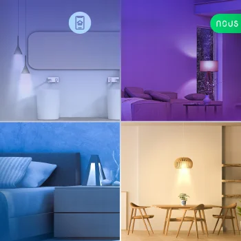 Żarówka WiFi E27 Matter SMART 9W Tuya HomeKit Google RGB 2700-6500K 2szt