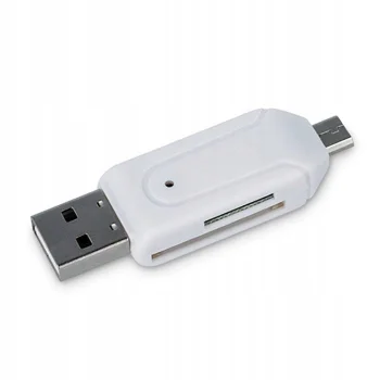 Czytnik Kart Sd Microsd 2in1 USB + Micro USB MicroUSB OTG