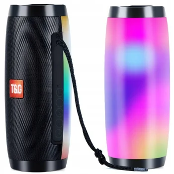 Głośnik Bluetooth TG157 + Kabel AUX minijack 3,5cm + Kabel Micro USB czarny