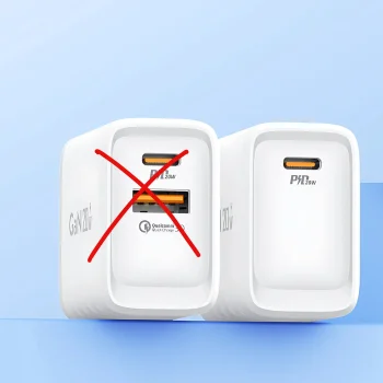 Szybka Ładowarka Sieciowa GaN 20W + Kabel USB-C PD QC do iPhone FONENG