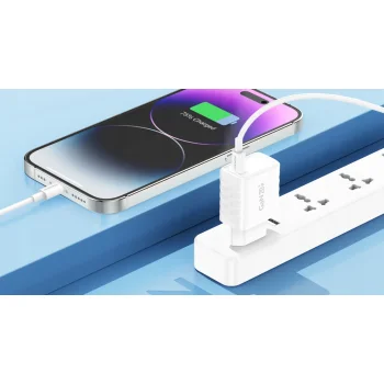 Szybka Ładowarka Sieciowa GaN 20W + Kabel USB-C PD QC do iPhone FONENG