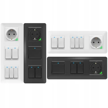 Biała Ramka Plastikowa pojedyncza do gniazdek włączników sterowników PSMART