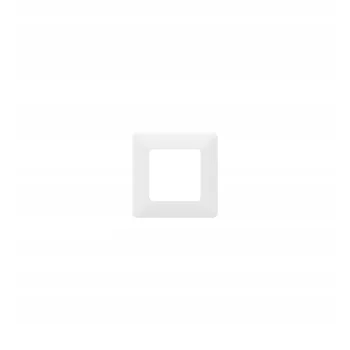 Biała Ramka Plastikowa pojedyncza do gniazdek włączników sterowników PSMART