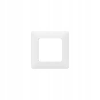 Biała Ramka Plastikowa pojedyncza do gniazdek włączników sterowników PSMART