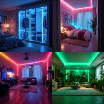 Sterownik taśmy LED 12V 24V RGB+CCT RGBW WiFi BLE TUYA 20A 240W 480W 5w1