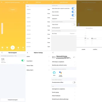 Sterownik Bramy Przesuwnej ZigBee TUYA Z czujnikiem Zamknięcia Otwarcia RF