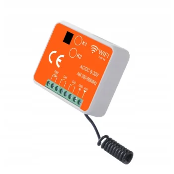 Uniwersalny odbiornik radiowy do bramy napędu 300-868Mhz + WiFi TUYA 2w1