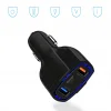 Ładowarka samochodowa Szybkie ładowanie QC 3.0 USB-C UWB Wozinsky 7A