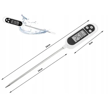Termometr kuchenny z sonda Igłą do grilla mięsa wody pieczenia
