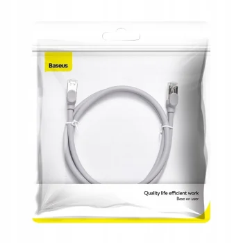 kabel Sieciowy LAN UTP Internetowy RJ45 Przewód Ethernet Cat. 6 1m 1Gbp/s