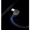 Mcdodo Kabel kątowy QC USB do USB-C 90 stopni LED 2A 1,2m Boczny