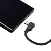 Mcdodo Kabel kątowy QC USB do USB-C 90 stopni LED 2A 1,2m Boczny