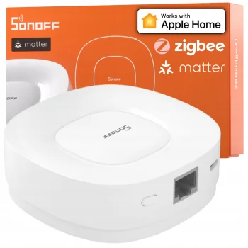 Mostek Bramka Sonoff Zigbee Matter HomeKit Bridge Ultra WiFi LAN RJ45 HUB