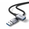 UGREEN Wytrzymały Kabel Przedłużacz USB 3.0 0,5m - Szybki 5Gbps 50cm