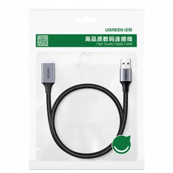 UGREEN Wytrzymały Kabel Przedłużacz USB 3.0 0,5m - Szybki 5Gbps 50cm