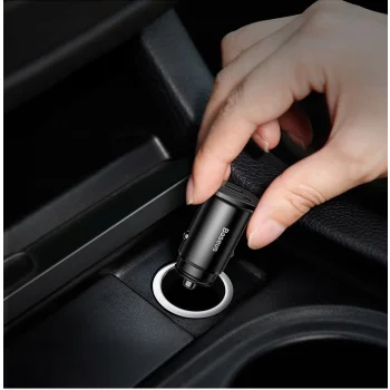 Ładowarka samochodowa Baseus Square 30W QC 4.0 czarna