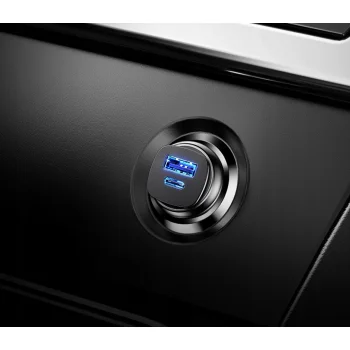 Ładowarka samochodowa Baseus Square 30W QC 4.0 czarna