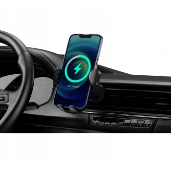 JELLICO Uchwyt Grawitacyjny z Ładowarką Indukcyjną na Kratkę - Qi 15W