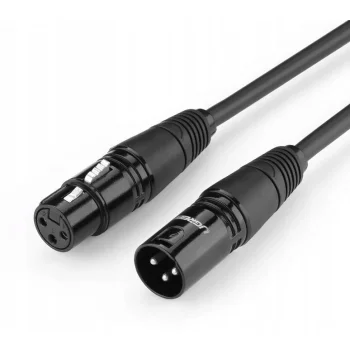 UGREEN Kabel Audio 5m XLR Żeński do XLR Męski 3-Pin Do Mikrofonu Głośników