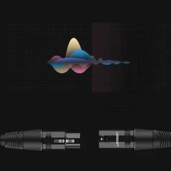 UGREEN Kabel Audio 5m XLR Żeński do XLR Męski 3-Pin Do Mikrofonu Głośników