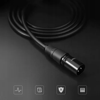 UGREEN Kabel Audio 5m XLR Żeński do XLR Męski 3-Pin Do Mikrofonu Głośników