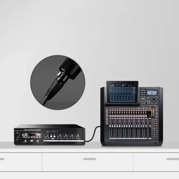 UGREEN Kabel Audio 5m XLR Żeński do XLR Męski 3-Pin Do Mikrofonu Głośników