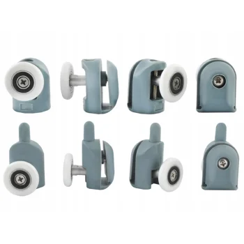Zestaw Rolek Rolki Kółka do drzwi kabiny prysznicowej Zestaw 8 elementów