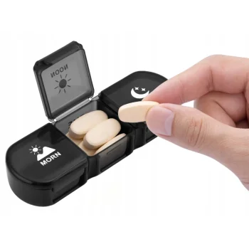 Organizer Na Leki Suplementy Leki tygodniowy 7 dniowy 3 pory dnia Zestaw