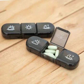 Organizer Na Leki Suplementy Leki tygodniowy 7 dniowy 3 pory dnia Zestaw