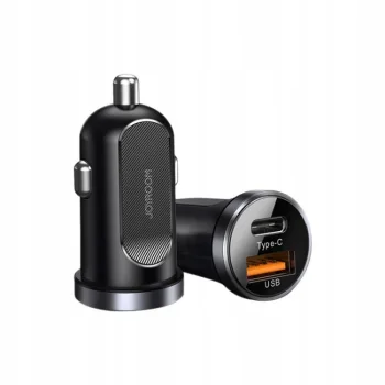 Joyroom ŁADOWARKA SAMOCHODOWA USB + USB-C PD QC