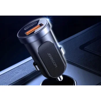 Joyroom ŁADOWARKA SAMOCHODOWA USB + USB-C PD QC