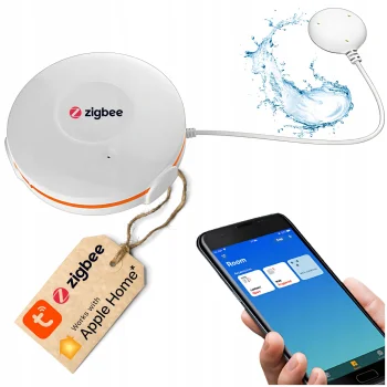 Czujnik Zalania wycieku lub poziomu wody - ZigBee 3.0 dla TUYA i HomeKit