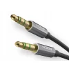 Kabel AUDIO mini Jack 3,5mm 100cm 1m Dwustronny M-M Męski ROOCK