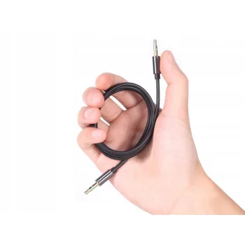 Kabel AUDIO mini Jack 3,5mm 100cm 1m Dwustronny M-M Męski ROOCK