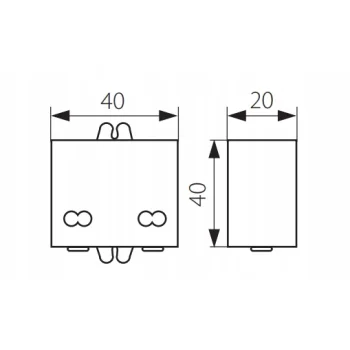 Mini Zasilacz dopuszkowy 12V 6W 0.5A DC MW Power Oświetlenie LED Schodów