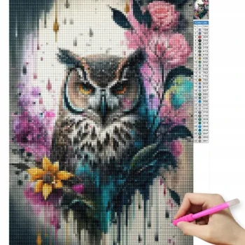 Mozaika Diamentowa Haft Obraz Diamentowy Zestaw Dla Dzieci 40x50 Latarnia