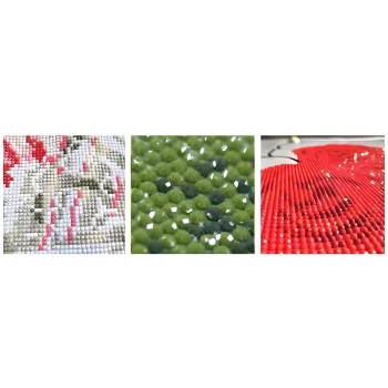 Mozaika Diamentowa Haft Obraz Diamentowy Zestaw Dla Dzieci 40x30 5D Wilki