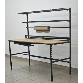 STÓŁ MAGAZYNOWY DO PAKOWANIA PACZEK 4LOP 80X180 cm + Półki Nóż i podstawka