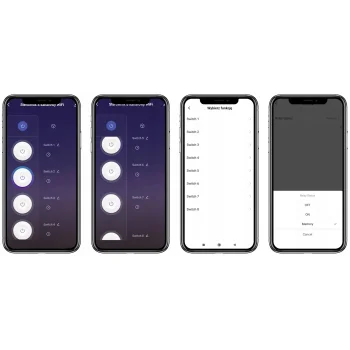 Sterownik 8 Kanałowy 8CH Beznapięciowy WiFi Do Siłowników Brama Piec TUYA